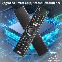 Control Remoto de Repuesto RMT-TX201P para TV Sony con Botón de Netflix, Compatible con KDL-32W600D, KDL-40W650D, KDL-48W650D, KDL-49W750D