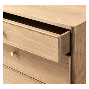 Table de chevet GENEVIEVE RHMAKER FURNITURE – Table de chevet moderne de luxe avec tiroir pour chambre à coucher - Product Image 5