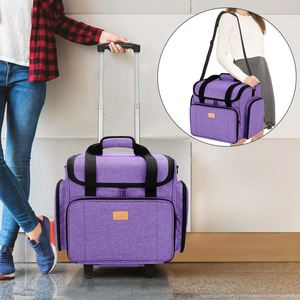 Échantillon gratuit : Sac de transport pour machine à coudre à tige externe, sac à main pour machine à tricoter, rangement d'outils de tricot - Product Image 5