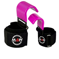 Supports de poignet en néoprène rouge en forme de U Momentum Athletics Wear avec fermeture auto-agrippante réglable pour l'entraînement musculaire