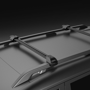 Barres transversales de toit ADA OVERLAND en aluminium noir, supports de toit multifonctionnels pour véhicules, pour bagages et équipement de camping en plein air - Product Image 1