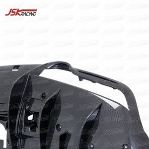 Difusor trasero de fibra de carbono estilo OEM labio trasero (onda de sarga) para FERRARI F8 2019-2021 - Product Image 5