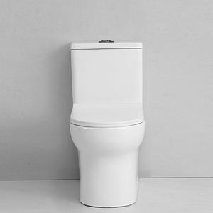 Artículos sanitarios modernos Inodoros Dual-Flush S Trap WC Juego de <span class=keywords><strong>inodoro</strong></span> Armario de baño de una pieza Artículos de cerámica sifónicos - Product Image 4