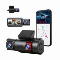 Caméra embarquée 3 caméras 4K+1K+2K avec écran LCD IPS 3,16 pouces, WiFi 5G, GPS, moniteur de stationnement, garantie 1 an