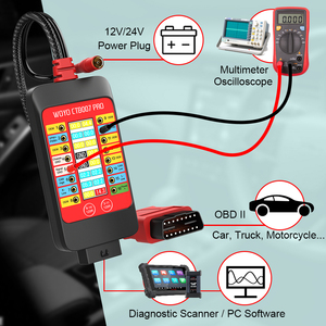 Neuer WOYO CTB007 PRO OBD2 Code-Leser Break Box Digital 16-PIN LCD VRMS Daten 12V USB Automotive Diagnose-ECU-Testgerät für - Product Image 3
