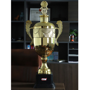 Diseño personalizado y trofeo de competición deportiva 82-92 CM trofeo de baile chapado en oro OEM EDM entrega rápida artesanías de Metal de todos los tamaños - Product Image 2
