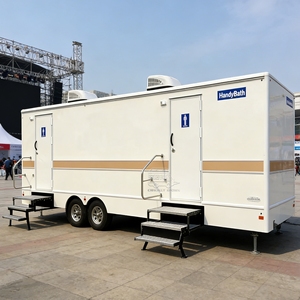 Remorque de luxe pour toilettes et douche, caravane de camping VIP, conteneur extérieur, cabine de toilettes portative écologique - Product Image 2