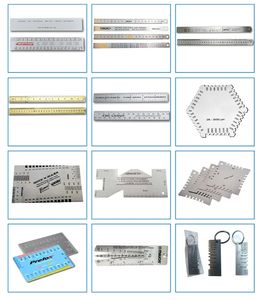 Todos los rangos de tamaños Marca personalizada Grabado Escala de ingeniería de alta precisión Regla de metal de acero - Product Image 6