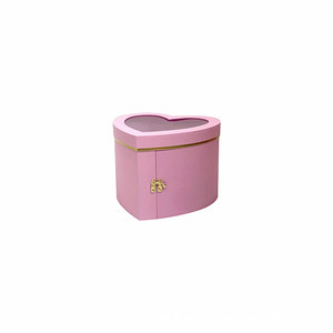 Caja de Regalo de Flores Grande de Dos Niveles con Forma de Corazón Giratorio, Caja de Regalo con Asa, Caja de Dulces, Nuevo Día de la Madre - Product Image 3