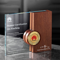 Trophée personnalisé en verre et cristal poli, écologique, plaque de récompense personnalisée pour la reconnaissance d'entreprise et cadeau d'affaires