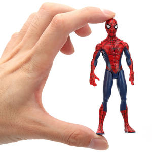 Figurine officielle Spider-Man <span class=keywords><strong>Marvel</strong></span>, modèle miniature pour enfants, base de montage de voiture en PVC de <span class=keywords><strong>4</strong></span> pouces, édition standard Zhongdong Toys - Product Image 1