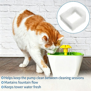 Distributeur d'eau pour animaux de compagnie en gros, en mousse noire, bloc NANO, utilisation universelle en cuisine pour chats et chiens - Product Image 3