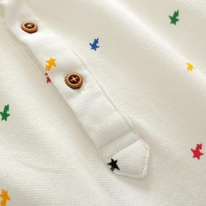 เสื้อโปโลเด็กผู้ชายแขนสั้นพิมพ์ลายเรียบง่ายสไตล์ลำลองขายส่งออนไลน์ - Product Image 2