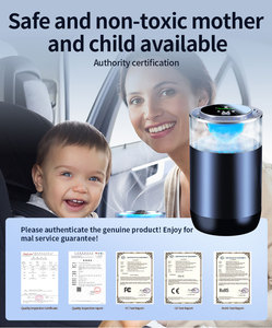 Diffuseur d'arômes USB en métal et plastique, en forme de nuage, avec atomiseur de parfum liquide et lumière d'ambiance pour voiture - Product Image 3