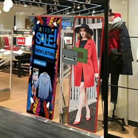 Display LED Portatile Intelligente per Pubblicità Interna/Esterna, Lettore Pubblicitario per Ascensori con WIFI/4G/USB, Pieghevole, Digitale, Self-Service per Attività Commerciali