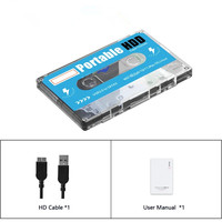 Nouveau design 500GB batocera disque dur de jeu intégré 60000 + jeux console de jeu Plug and play console de jeu vidéo USB