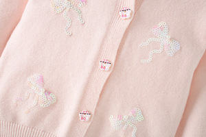 Set Due Pezzi Stile Principessa Autunno Inverno, Cardigan in Maglia con Fiocco e <span class=keywords><strong>Gonna</strong></span> Tutu in <span class=keywords><strong>Tulle</strong></span> per Bambine, Abbigliamento Quotidiano - Product Image 5