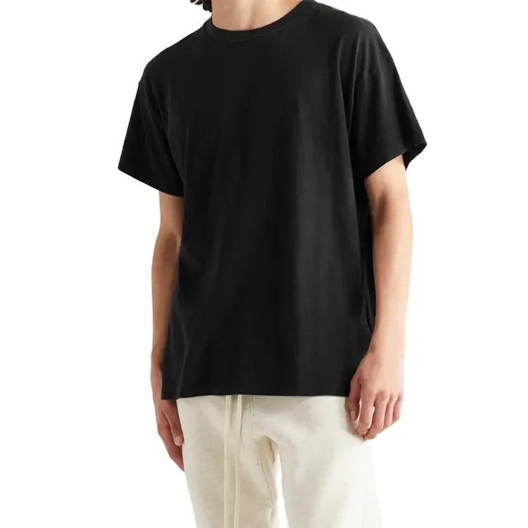 OEM/ODM Hemp Clothing Manufacturers Men's T Shirt Custom TShirt Printing Blank T-Shirt