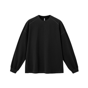T-shirt respirant à manches longues 150g, nouvelle collection Printemps-Été 2026, haut col rond léger et très élastique - Product Image 2