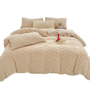 Ensemble de draps de lit à double face pour garder au chaud les nuits d'hiver Ensembles de literie pour la maison Ensemble de literie à housse de couette - Product Image 1