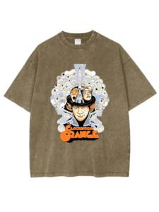 Chất Lượng Cao Tùy Chỉnh Bông Ngắn Tay T-Shirt Trắng Áo Đôi Đôi Cổ 260 Gram Chất Lượng Thương Hiệu Bọt In Ấn <span class=keywords><strong>Gallery</strong></span> Offs - Product Image 3