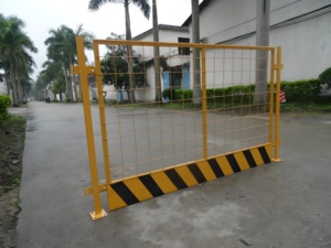 Clôture de sécurité de chantier temporaire 1800x1200mm, <span class=keywords><strong>maille</strong></span> <span class=keywords><strong>50x50</strong></span>, tube 20x20, haute visibilité pour la sécurité des zones de travail et le contrôle des foules - Product Image 6