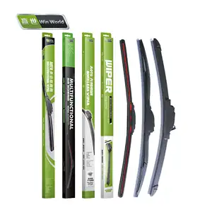 Box CE Top Quality Universal Car Wiper Blades for Automobile Car Wiper Blades Manufacturing Machines Metal + Rubber Win World