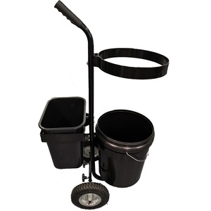 Rollende Tuinkar Buiten Tuinkruk Caddy Plastic Emmer Afval Pe Tas Platform Hand Camping <span class=keywords><strong>Trolley</strong></span> - Product Image 2