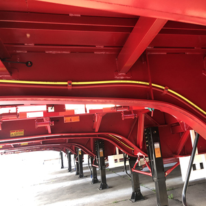 CIMC HUAJUN 3 เพลา 40ft Flatbed Container Semi trailer - Product Image 5