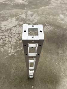 Estructura de Soporte para Exhibición de Pared de Fondo Publicitario, Marco Cuadrado Galvanizado de 10 cm, Blanco y Negro Personalizado - Product Image 4