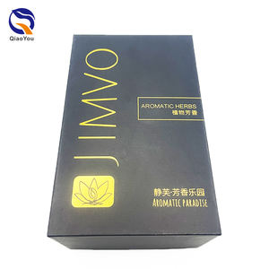 Envase de Cartón con Blíster para Botella de 5 ml, Color Negro de Lujo con Detalles en Dorado, Directo de Fábrica - Product Image 4