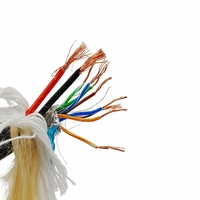 Câble réseau flexible CAT5 étanche 2*0,75 mm² + STP, conducteur en cuivre, isolation PE, LCP extensible pour ROV sous-marin