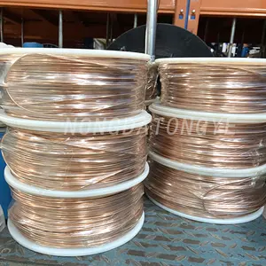 Factory Direct Selling Pure Copper Semi Hard Soft Red Copper Wire With A Copper Content Of 99.9% Bronze Wire