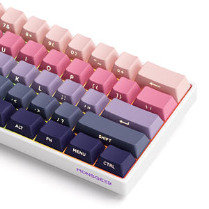 Teclado Magnético MonsGeek FUN60 Max HE, 61 Teclas, Diseño 60%, Color Rosa Fantasma-ST, Inalámbrico, ARGB, Frecuencia de Actualización de 500Hz, Teclado Personalizado - Product Image 3