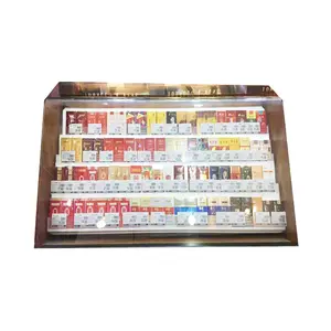 fabrik maßgeschneidert mit schiebe-teiler acryl zigaretten-display-regal