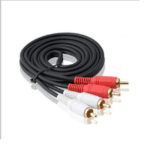สาย AV 5 ม. RCA ชายต่อชาย ตัวนำทองแดง ป้องกันด้วยเส้นใย สำหรับการเชื่อมต่อเสียงและวิดีโอคอมพิวเตอร์ - Product Image 3