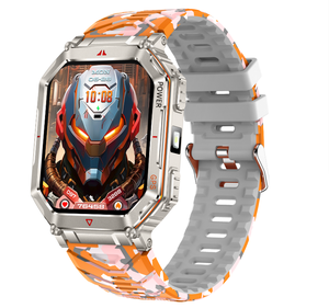 Reloj Inteligente DF KR92 2025 con GPS, IA, Asistente de Voz GPT, Luz LED, Altímetro, Barómetro, Brújula, Resistente al Agua IP68, Android, Cuadrado - Product Image 2