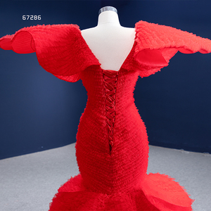 Jancember RSM67286, Nuevo Diseño, Vestido de Noche Elegante para Mujer, Estilo Sirena, Rojo, a la Moda, Sexy - Product Image 6
