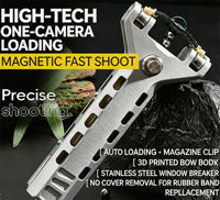 Lance-pierre automatique professionnel en alliage d'aluminium G5 pour la chasse, avec chargement automatique de cartouches, pour adultes