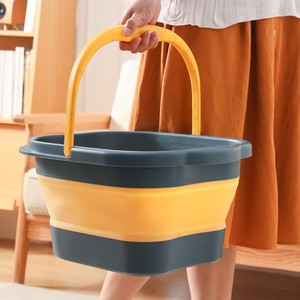 <b>Folding</b> Foot Bath Basin TPE Collapsible Portable Massage <b>Bucket</b> For Home Student Dormitory Use - Product Image 3