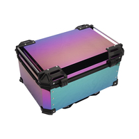 Motorrad Aufbewahrung sbox Pizza Liefer box 45L 55L 65L 80L 85L 100L Farbige Titan Aluminium legierung Box