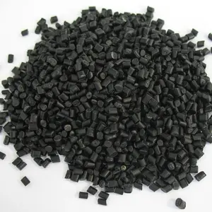 Hdpe Double Wall Corrugate Pipes Raw Material High Density Polyethylene Resin HDPE pe100 Black granule