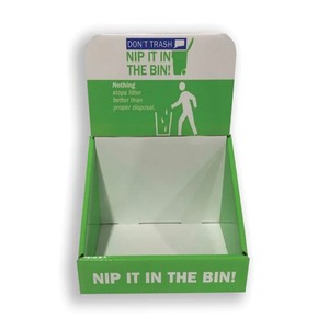 Mostrador pequeño de Color personalizado, tienda minorista móvil plegable, estante de suelo de cartón, mostrador, soporte de exhibición giratorio para - Product Image 6