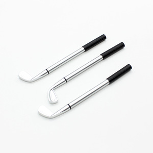 Stylo à bille en forme de club de golf transfrontalier, en plastique, stylo créatif de dessin animé, cadeau, stylo à bille, encre noire 0,7 mm, 15,7 cm - Product Image 5