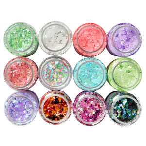 Gudang AS 12 pcs Shaker Glitter Chunky 2oz untuk Kuku, Wajah, Rambut, Tumbler, Bola Salju untuk Liburan, Tanpa Glitter Halus - Product Image 5