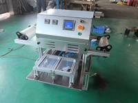 Machine de cachetage d'emballage de plateau alimentaire