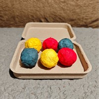Bombes de graines biodégradables en papier artisanal, boules de germination de graines plantables, coffret cadeau écologique pour les fêtes, kit d'outils de plantation