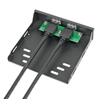 Panel Frontal flexible con 2 puertos USB 3,0, soporte Hub de 19 pines