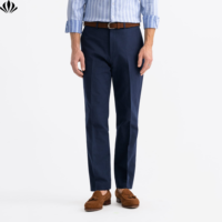 Pantalon Habillé Haut de Gamme pour Homme, Décontracté, Polyvalent, Respirant, en Mélange Coton et Lin