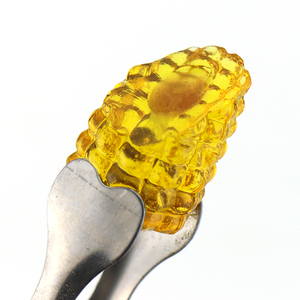 Bonbon à mâcher en forme de maïs sucré noir et jaune 3D avec remplissage de confiture - Product Image 5